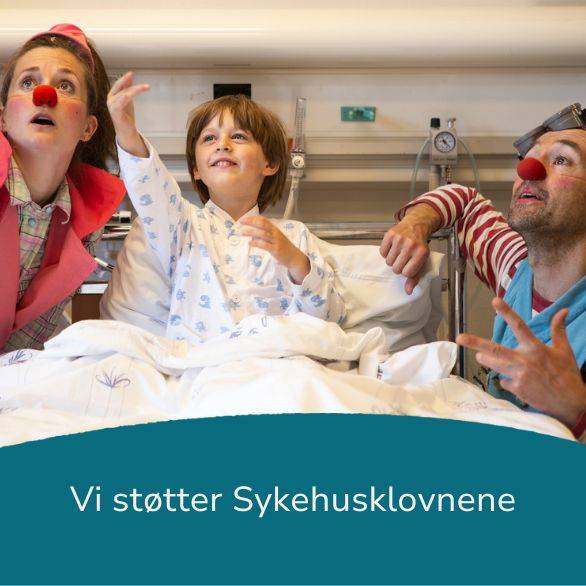 Vi støtter sykehusklovnene