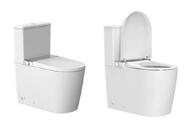 Smart dusjtoalett RG8806000 med åpent og lukket sete